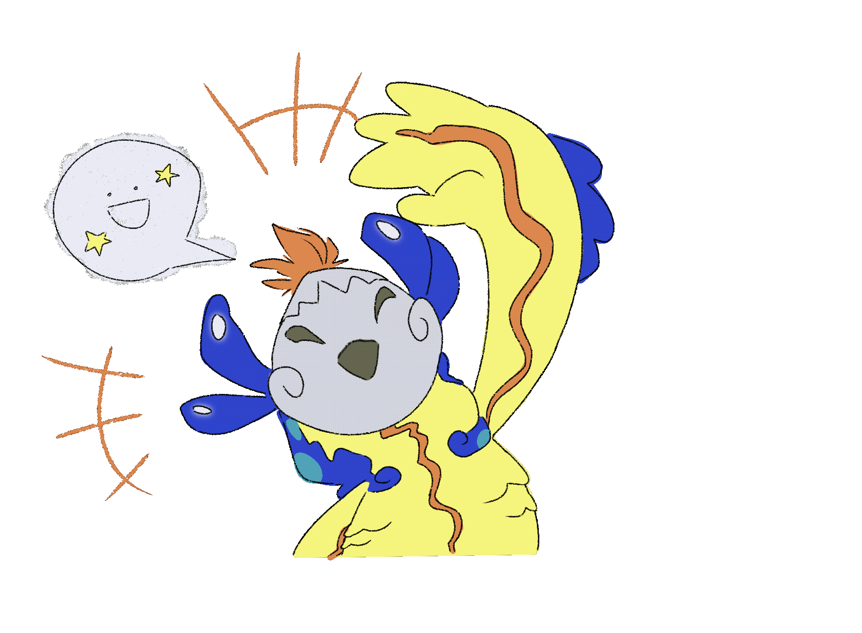 Knightibranch mascot waving hello