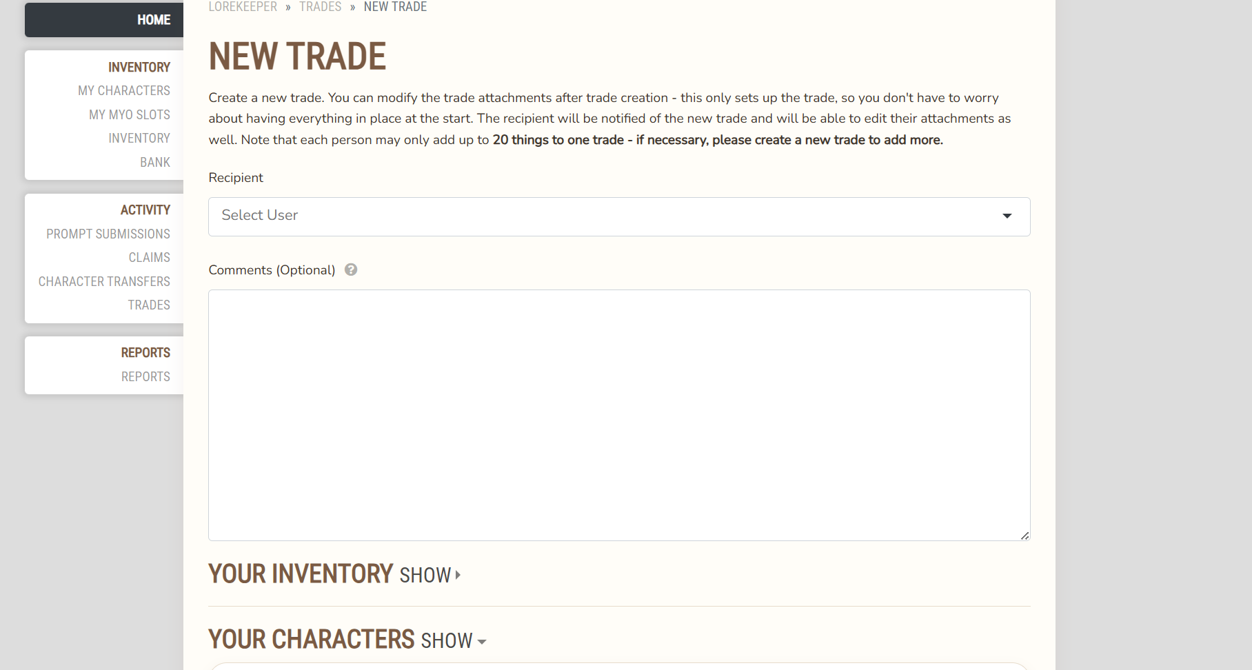 Trading